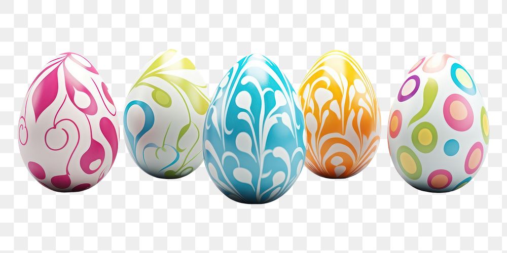 PNG  Easter eggs ball celebration decoration. AI generated Image by rawpixel.