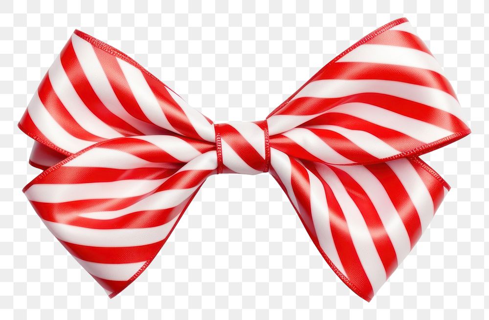 PNG Christmas bow white candy red. AI generated Image by rawpixel.