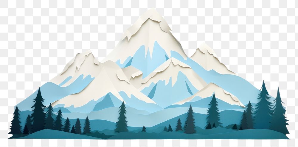 PNG Mountain landscape painting nature. AI generated Image by rawpixel.
