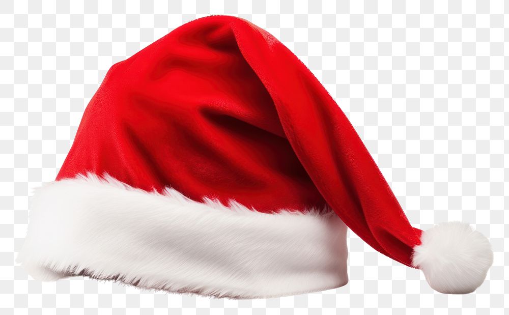 PNG Santa hat white white background celebration
