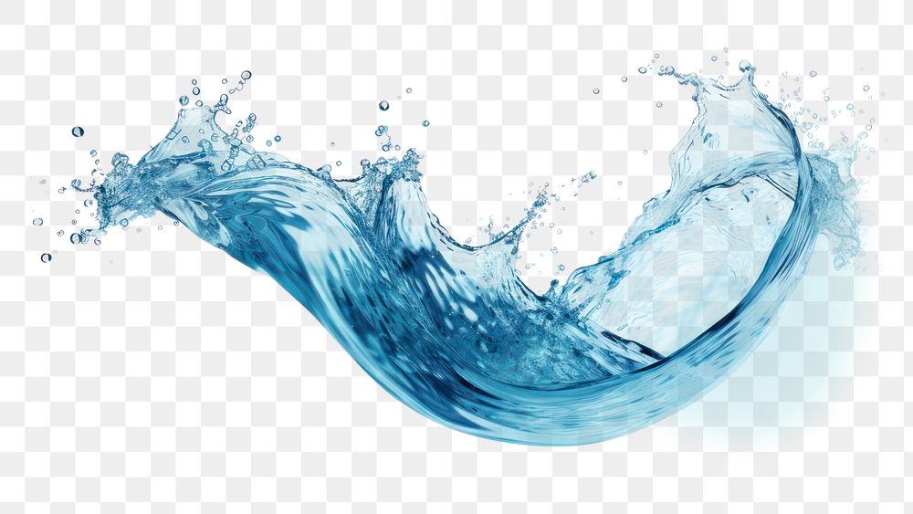 PNG Water wave white background splattered. 