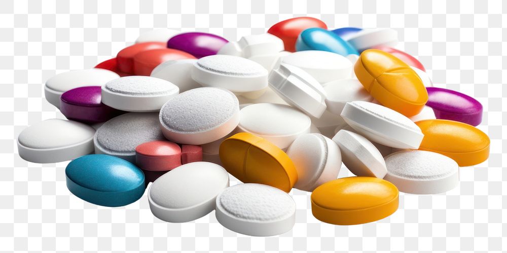 Pill medication variation abundance. AI generated Image by rawpixel.