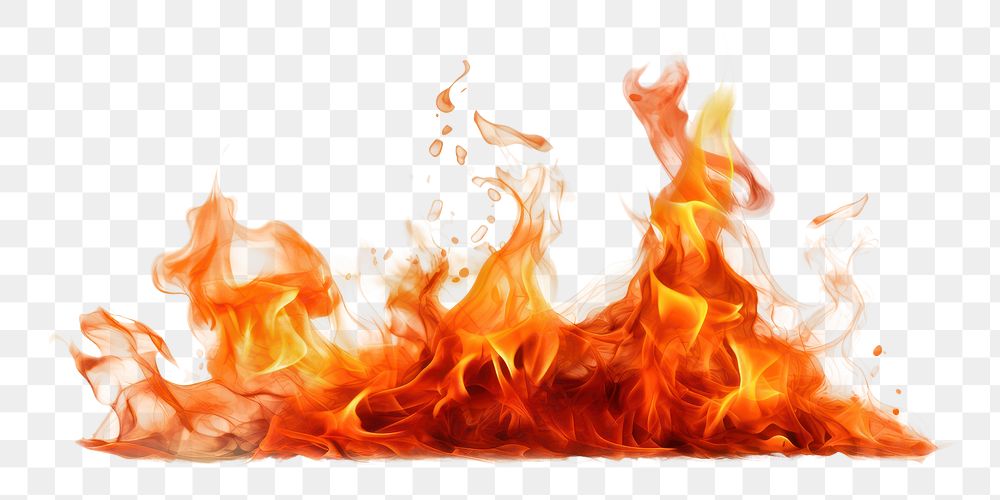 PNG Fire fire flame white background. 