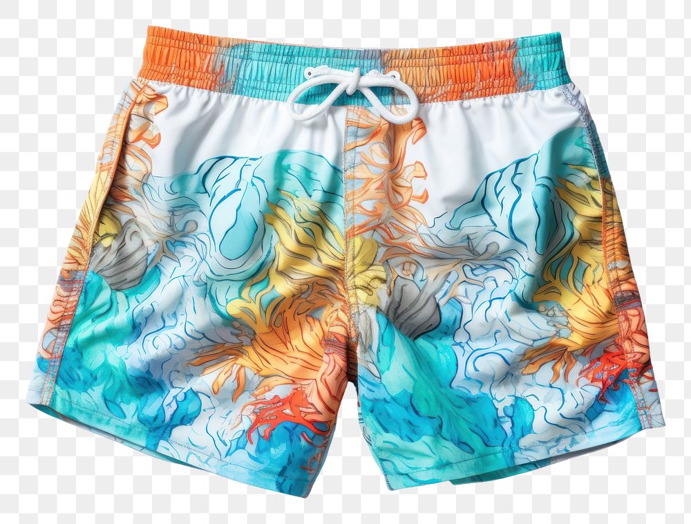 Men swim suit shorts white background underpants. AI generated Image by rawpixel.