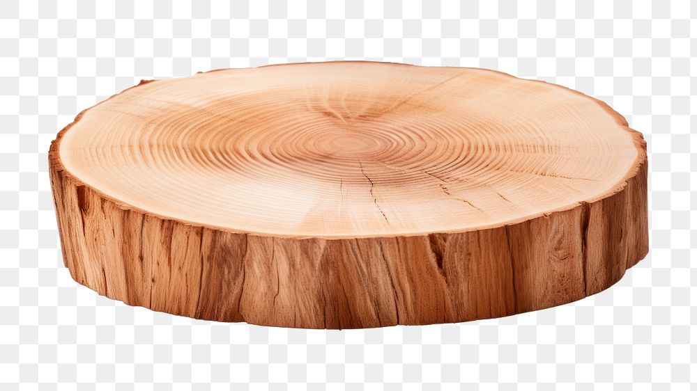 Single sliced round Cedar wood plant table tree. AI generated Image by rawpixel.