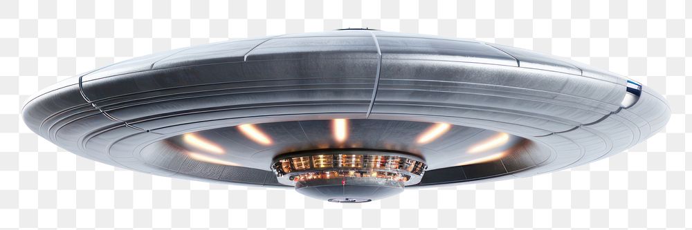 PNG  UFO white background architecture illuminated. AI generated Image by rawpixel.