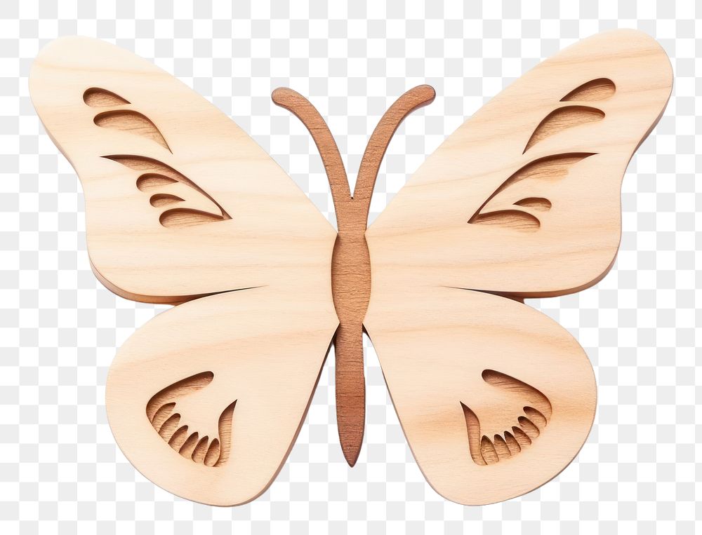PNG Wood creativity butterfly plywood. AI generated Image by rawpixel.