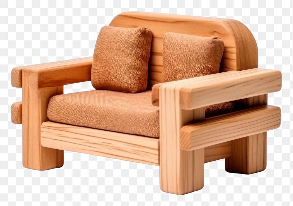 PNG Furniture armchair relaxation loveseat. AI generated Image by rawpixel.