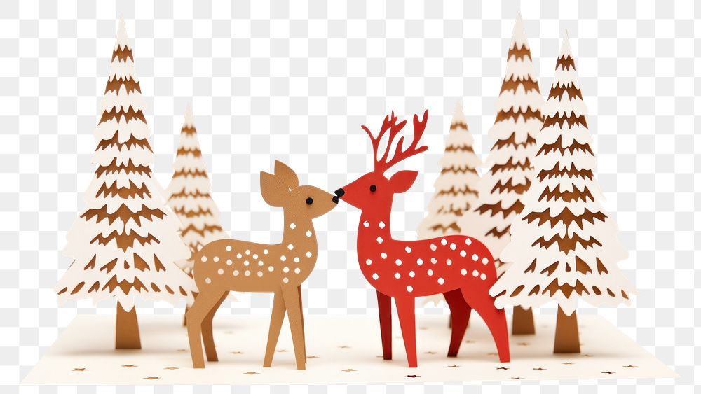 PNG  Christmas greeting card giraffe mammal animal. AI generated Image by rawpixel.