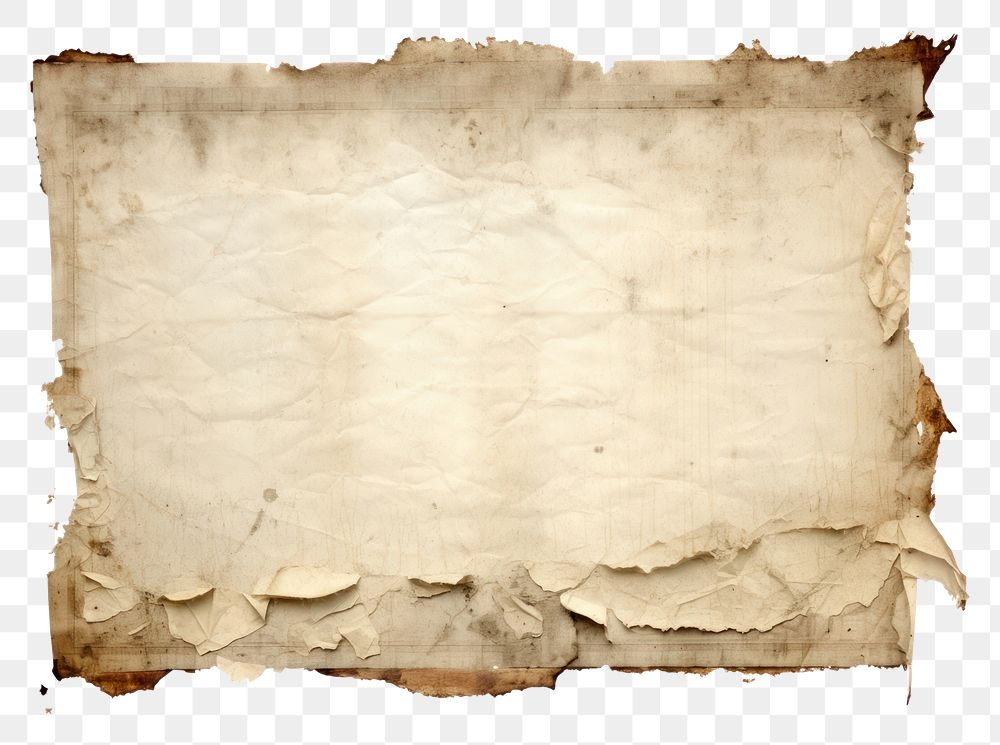 PNG Document paper distressed weathered