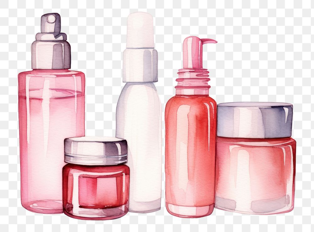 Cosmetics bottle container variation. AI generated Image by rawpixel.