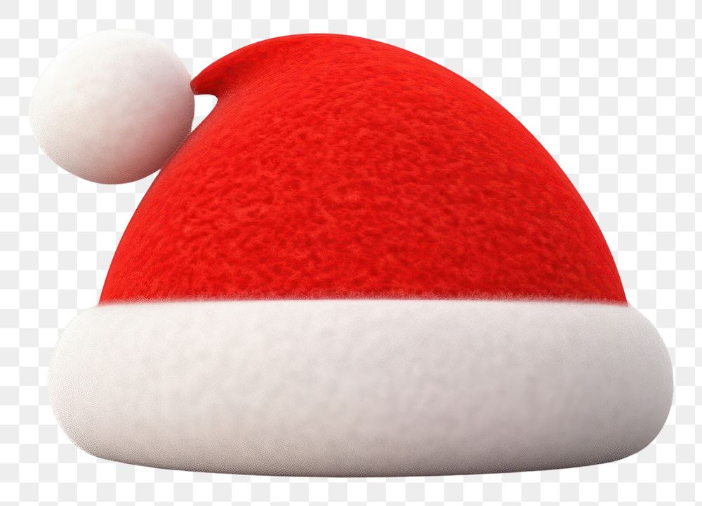 PNG  Christmas santa hat christmas white background celebration