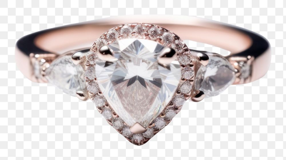 Beautiful diamond ring gemstone jewelry silver. AI generated Image by rawpixel.