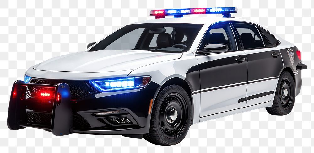 PNG  Modern police car vehicle white background transportation. AI generated Image by rawpixel.