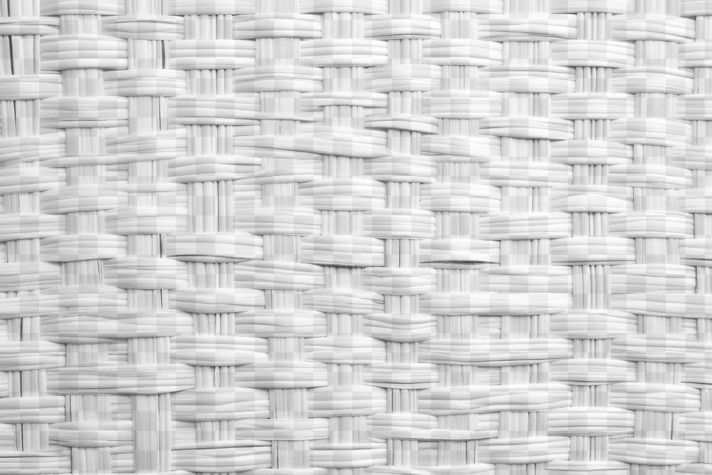 PNG White rattan texture woven backgrounds repetition. 