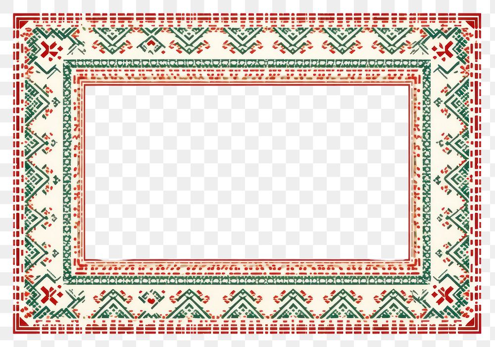 PNG  Christmas border frame backgrounds pattern white background. AI generated Image by rawpixel.