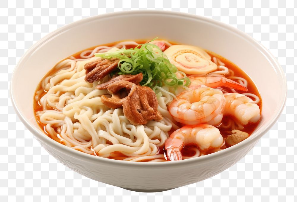 PNG Soup noodle food meal. AI generated Image by rawpixel.