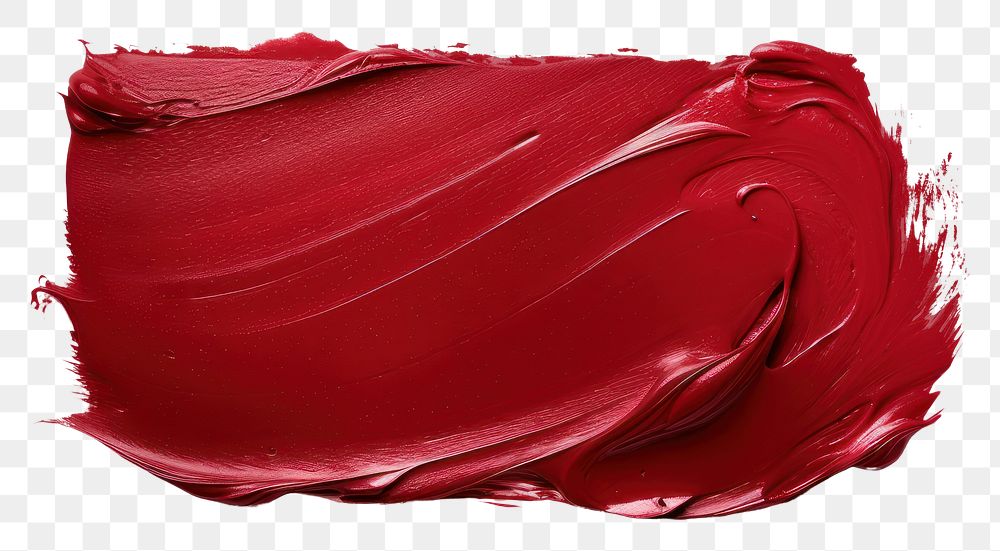 PNG  Flat Metallic dark red paint brushstroke petal white background splattered. AI generated Image by rawpixel.
