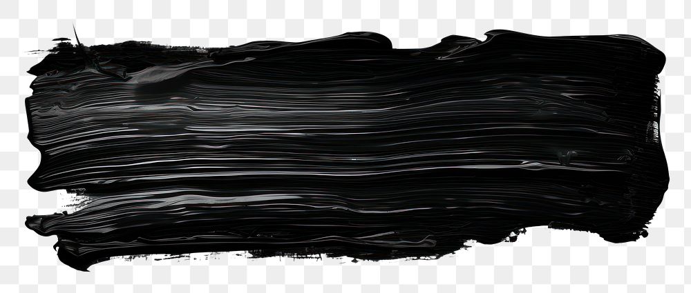 PNG  Flat ink black paint brushstroke backgrounds white background monochrome. AI generated Image by rawpixel.