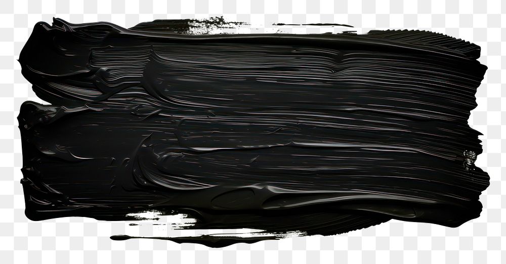 PNG  Flat ink black paint brushstroke backgrounds white background splattered. AI generated Image by rawpixel.
