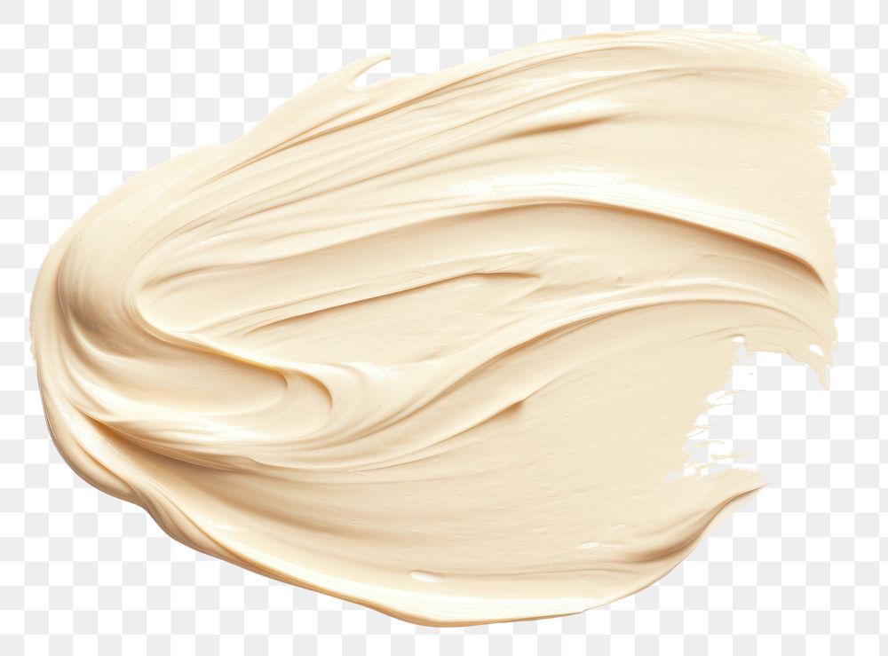 PNG  Flat pale Beige paint brushstroke backgrounds cream white background. AI generated Image by rawpixel.