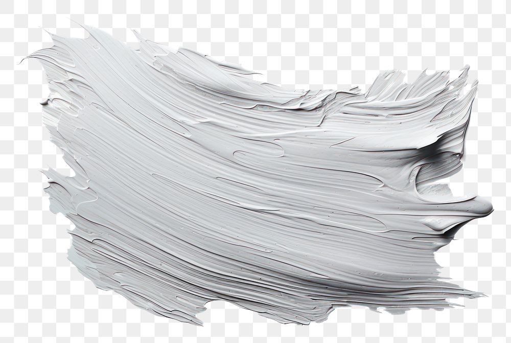 PNG  Flat pale gray paint brushstroke sketch white paper. AI generated Image by rawpixel.