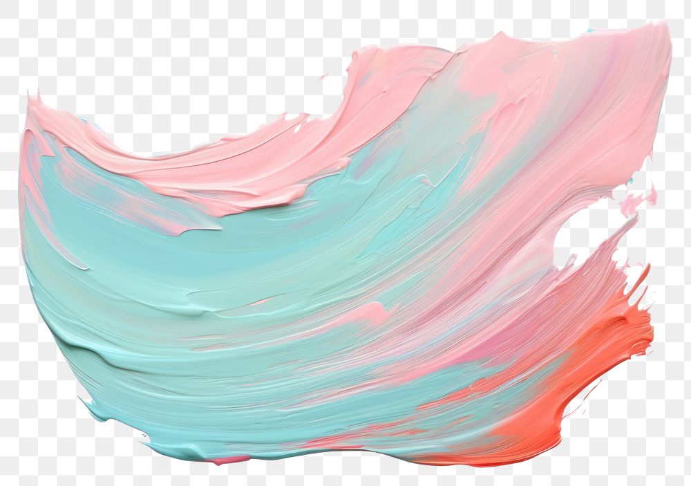 PNG  Flat pale pastel paint brushstroke backgrounds painting petal. AI generated Image by rawpixel.
