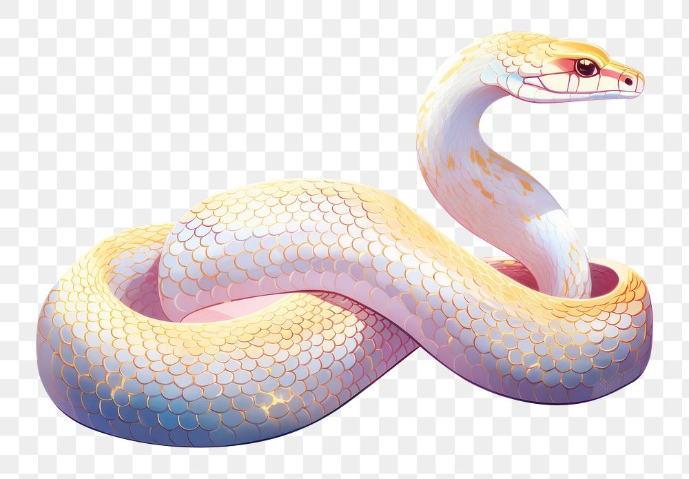 PNG Snake zodiac reptile animal white background