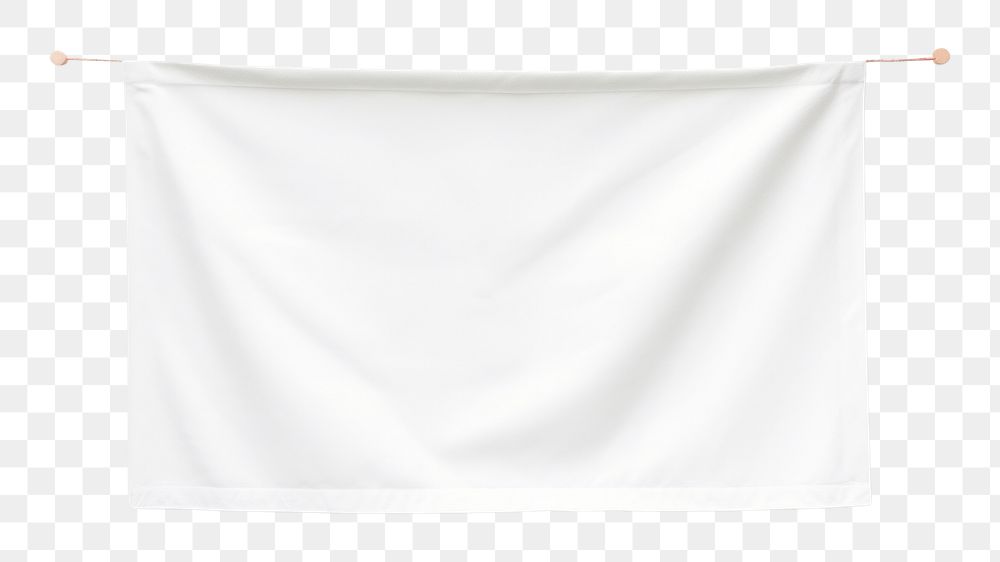 PNG  White textile banner white white background electronics. AI generated Image by rawpixel.