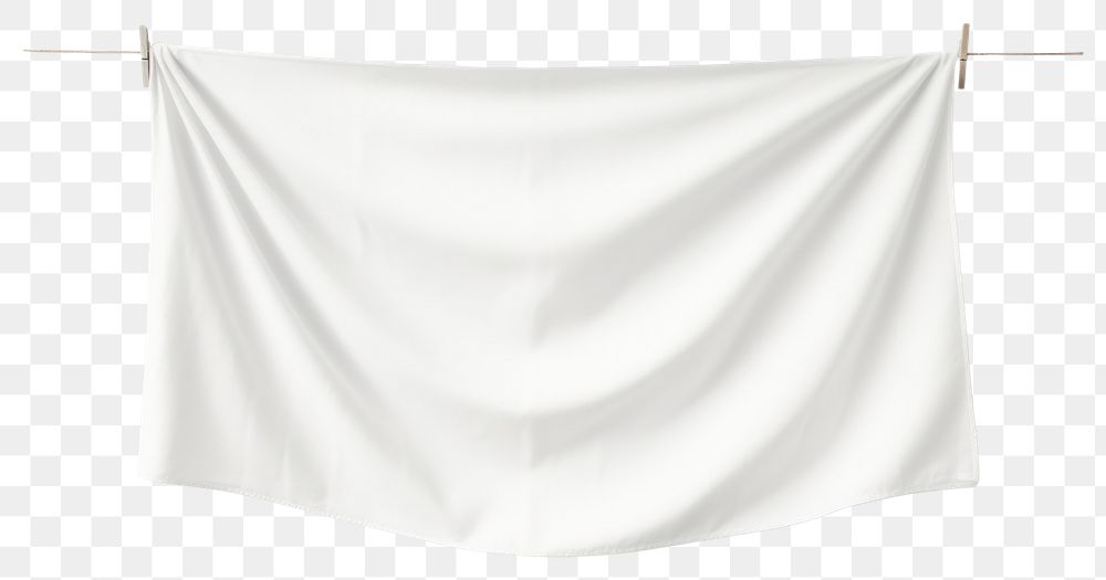 PNG White textile banner backgrounds white white background. AI generated Image by rawpixel.