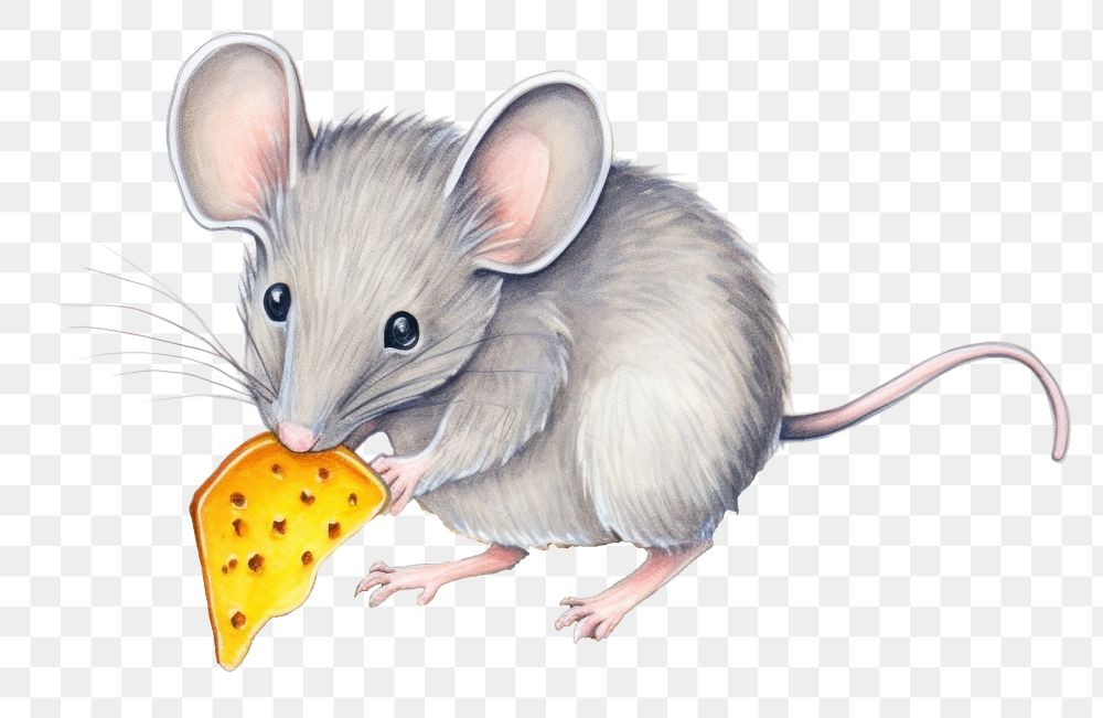 PNG Rat drawing animal mammal. AI generated Image by rawpixel.