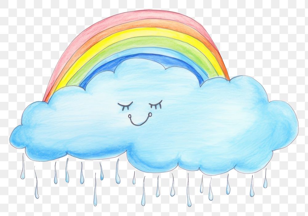 PNG Rain cloud drawing nature sketch. AI generated Image by rawpixel.