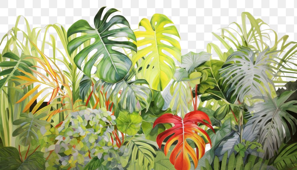 PNG  Tropical leaves backgrounds vegetation tropics. 