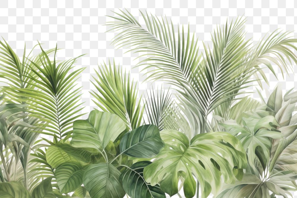 PNG  Palm leaves backgrounds vegetation nature