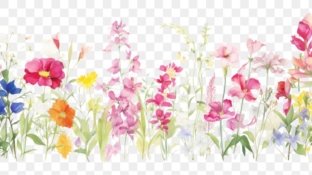 PNG  Pink flowers backgrounds outdoors pattern. AI generated Image by rawpixel.
