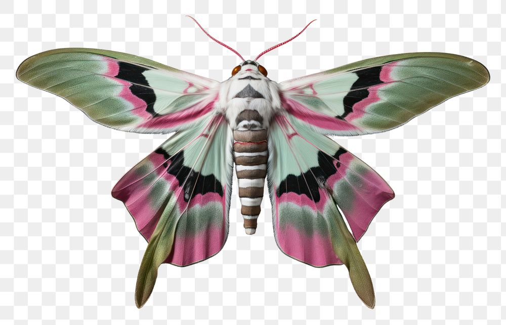 PNG A Oleander Hawk Moth insect moth butterfly. AI generated Image by rawpixel.