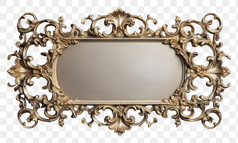 PNG  Rectangle Rococo frame photo architecture. AI generated Image by rawpixel.