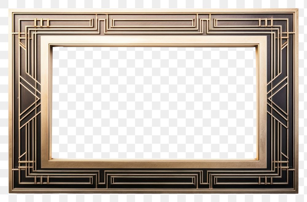 PNG  Art deco design frame vintage backgrounds white background architecture. AI generated Image by rawpixel.
