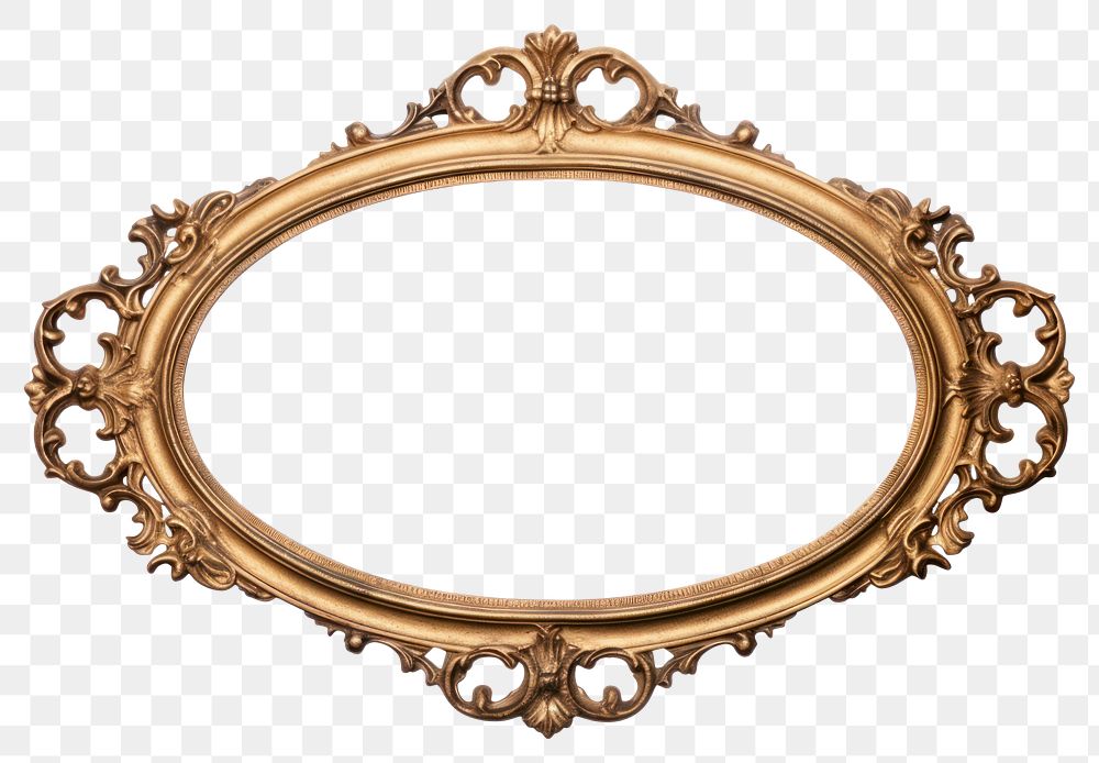 PNG Oval Rococo frame photo oval. 