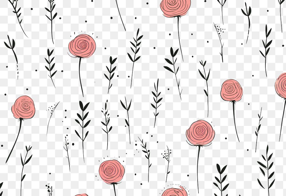 PNG Rose pattern backgrounds wallpaper. AI generated Image by rawpixel.