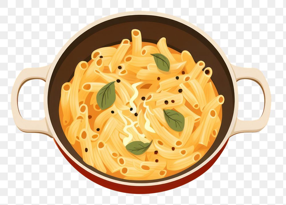PNG Cooking pasta spaghetti food pot. AI generated Image by rawpixel.