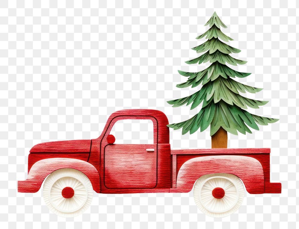 PNG Truck christmas tree vehicle. AI generated Image by rawpixel.