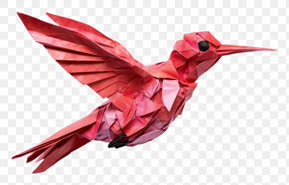 PNG Humming bird paper origami animal. AI generated Image by rawpixel.