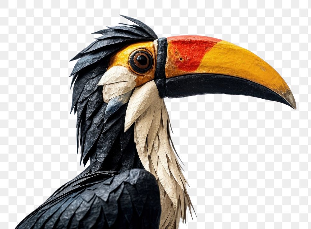 PNG Hornbill toucan animal bird. AI generated Image by rawpixel.