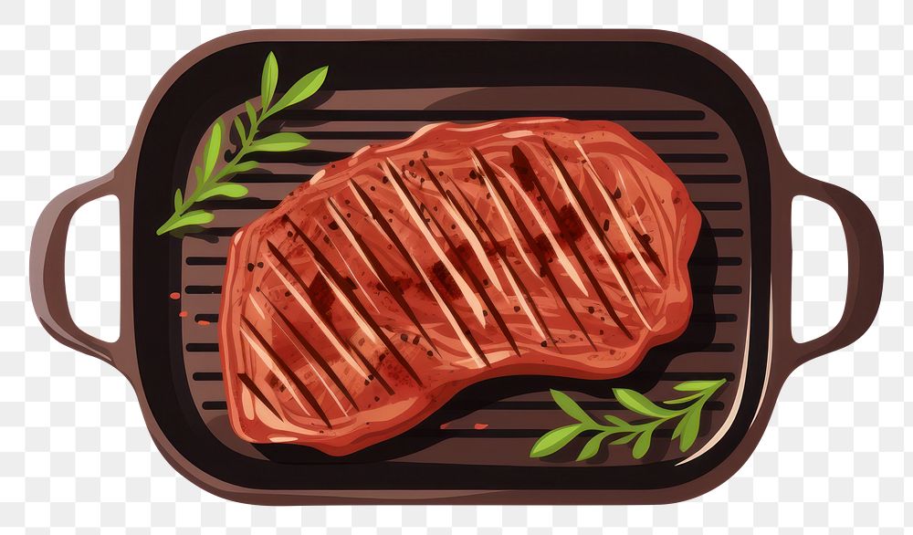 PNG Grilled meat grilling grilled cooking. AI generated Image by rawpixel.