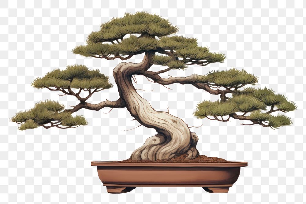 PNG Bonzai bonsai plant tree. AI generated Image by rawpixel.