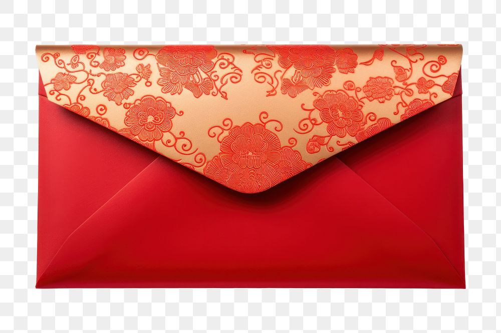 PNG Red envelope wallet mail gold. AI generated Image by rawpixel.