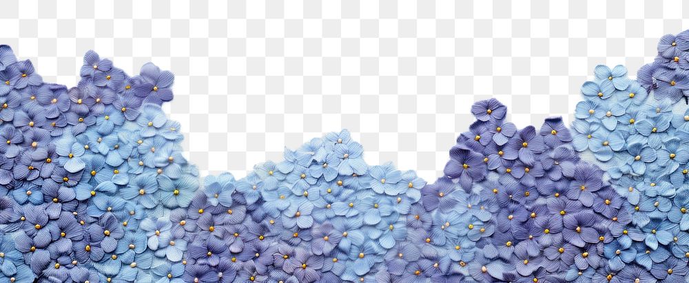 PNG Little blue Hydrangeas backgrounds hydrangea pattern. AI generated Image by rawpixel.