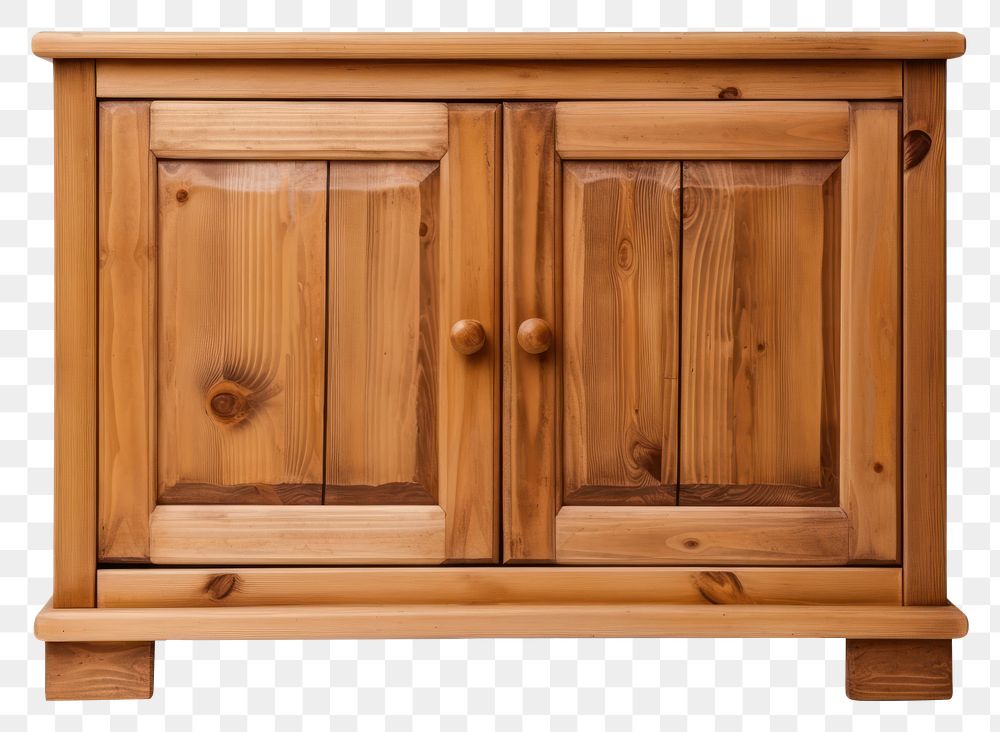 PNG Cabinet wood sideboard furniture. AI generated Image by rawpixel.