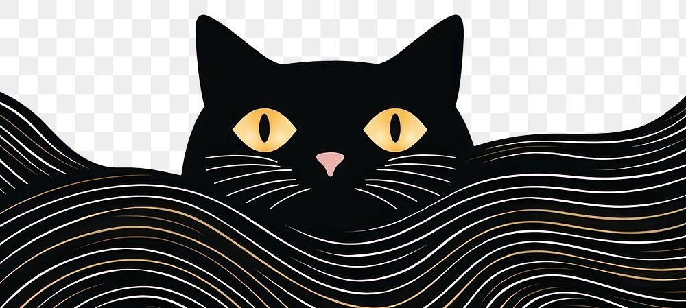 PNG Black cat animal mammal pet. AI generated Image by rawpixel.